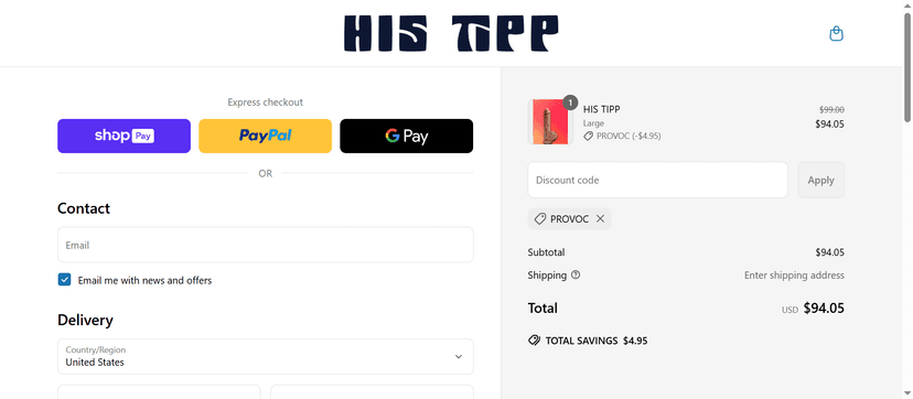 15% Off on Sexual Wellness Products - Big Discounts at His Tipp